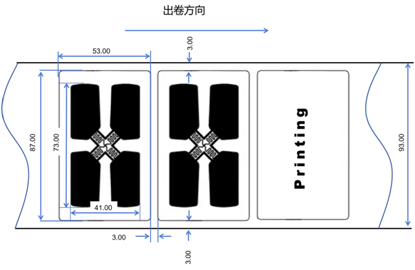 抗液体RFID标签尺寸